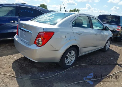 2013 Chevrolet Sonic Lt Auto из США, поврежденный, VIN 1G1JC5SHXD4187797